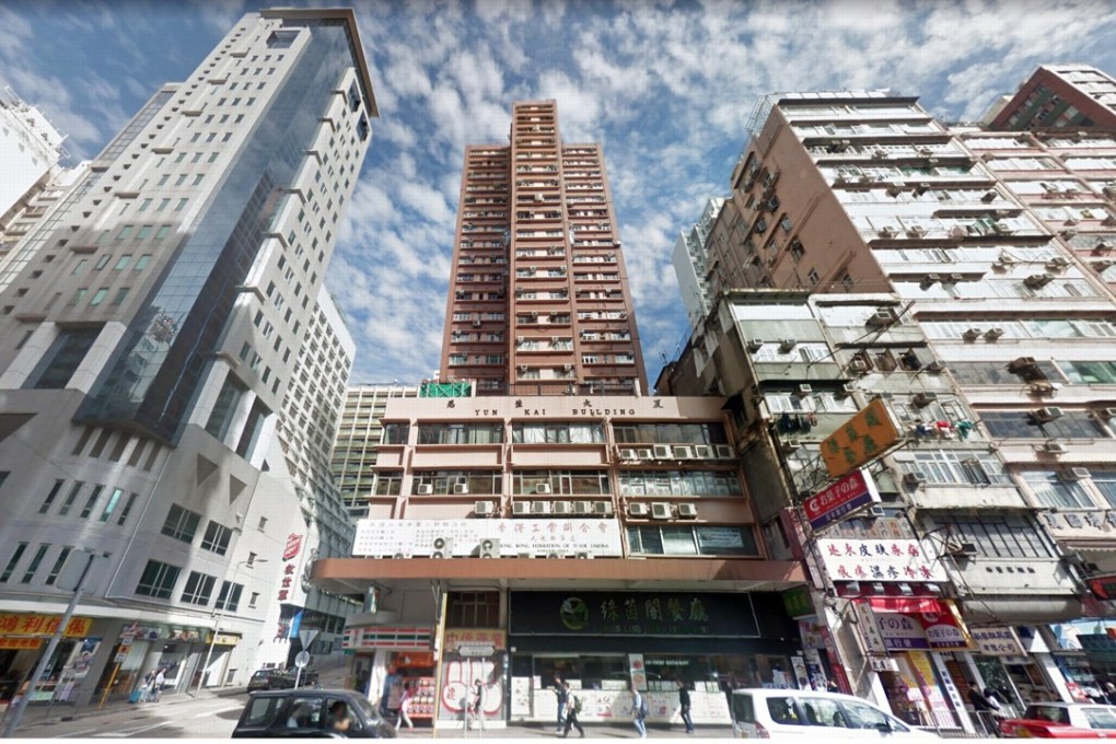 The case came to light at 12.09am on Monday when a 43-year-old man returned home to his flat in the Yun Kai Building. Photo: SCMP