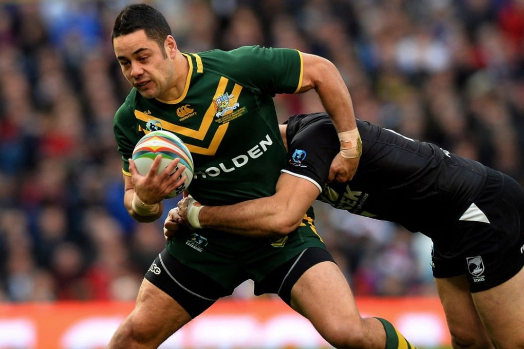 High-profile Australian rugby league star Jarryd Hayne has been charged with sexually assaulting a woman on the night of the grand final in the latest incident to tarnish the sport. Photo: AFP