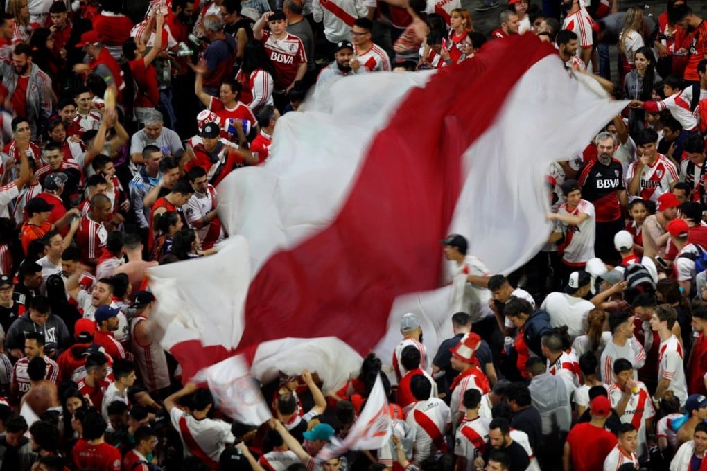 River Plate supporters celebrate winning the Copa Libertadores title in Buenos Aires, Argentina. Photo: Reuters