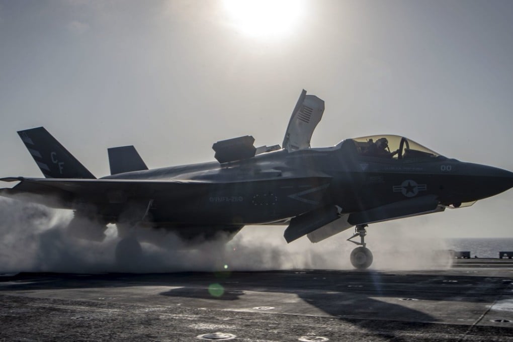 New F-35B fighters jets could be deployed aboard Japan’s aircraft carriers. Photo: EPA