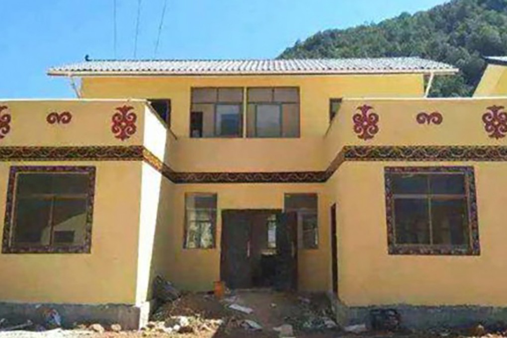 A village party official in Guizhou province has been carpeted by the party’s disciplinary watchdog after he ordered a house that was built without foundations using state poverty alleviation fund for a poor family to meet an inspection deadline. Photo: people.cn