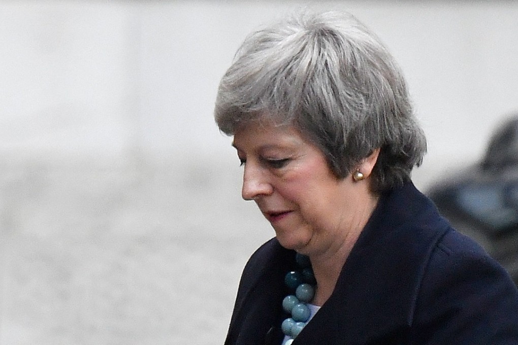 Britain’s Prime Minister Theresa May returning to Downing Street in London on December 10, 2018. Photo: Reuters