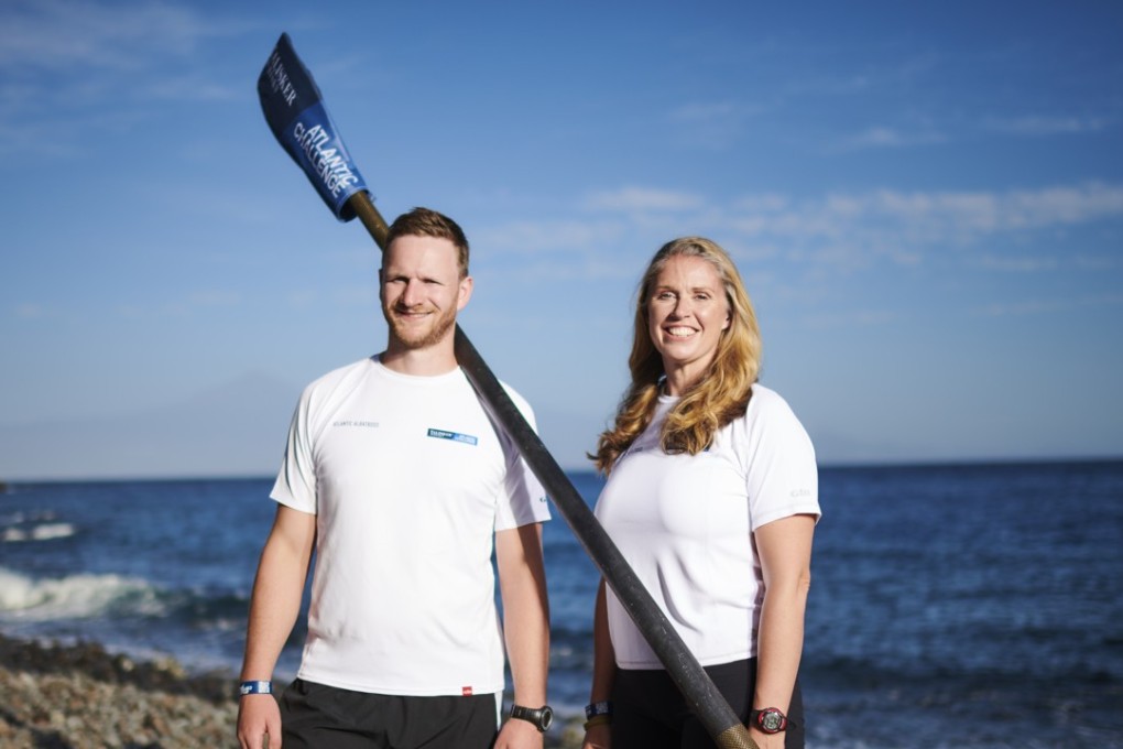 Mark Agnew and Lizzie Gill are hours away from starting their challenge to tackle the Talisker Whisky Atlantic Challenge. Photo: Handout