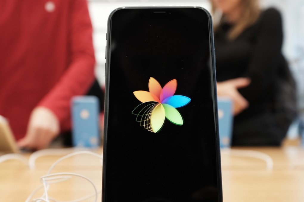 File photo of an iPhone in an Apple shop in New York. Photo: AFP