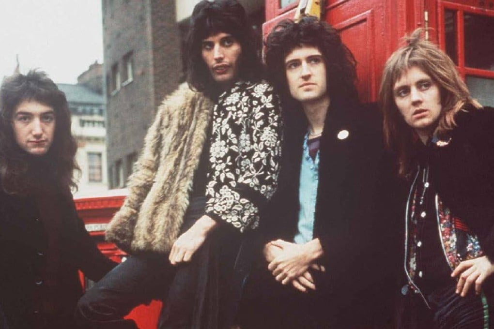 Queen: John Deacon, Freddie Mercury, Brian May and Roger Taylor, in 1973. Photo: Newscom