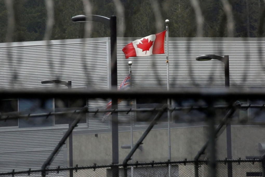 A Canadian flag flies outside the Alouette Correctional Centre for Women, in Maple Ridge, British Columbia, where Huawei CFO Sabrina Meng Wanzhou is being held on an extradition warrant. Photo: Reuters