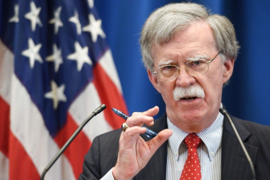 US national security adviser John Bolton named Huawei as one Chinese company of concern in the practice of using stolen American intellectual property to engage in forced technology transfers. Photo: AFP