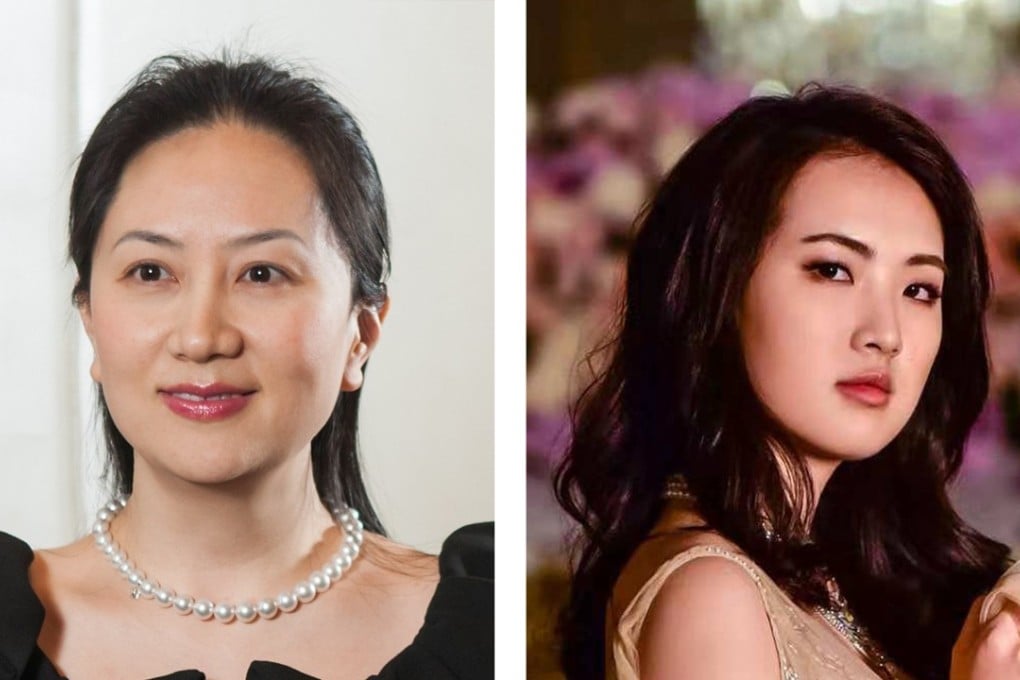 Huawei founder Ren Zhengfei’s daughters Meng Wanzhou (left) and Annabel Yao.