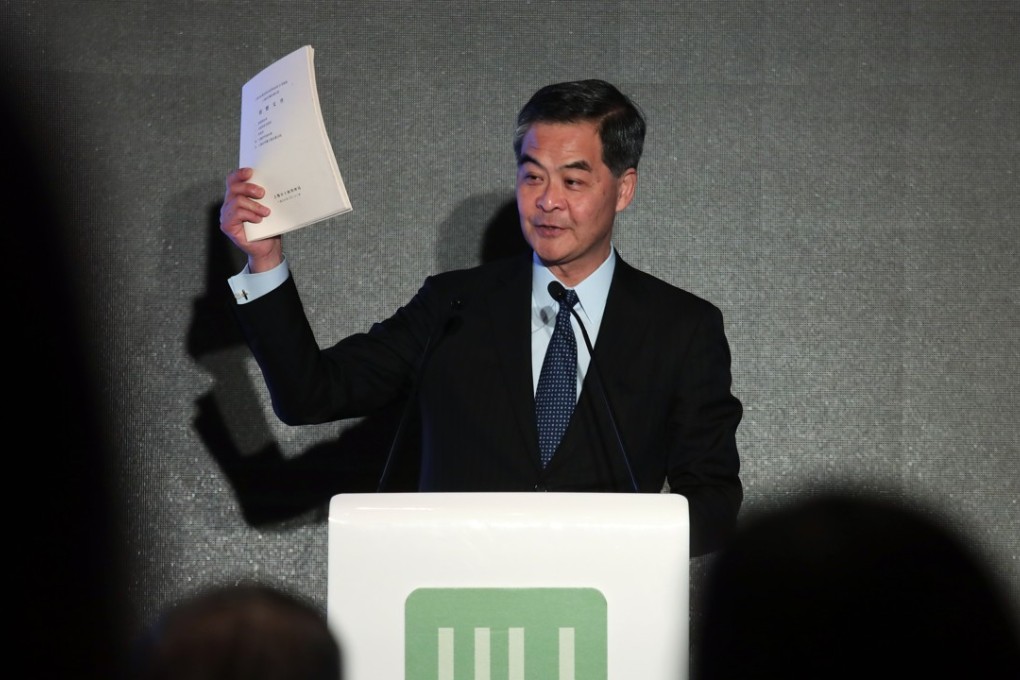 Former Hong Kong chief executive Leung Chun-ying. Photo: Jonathan Wong