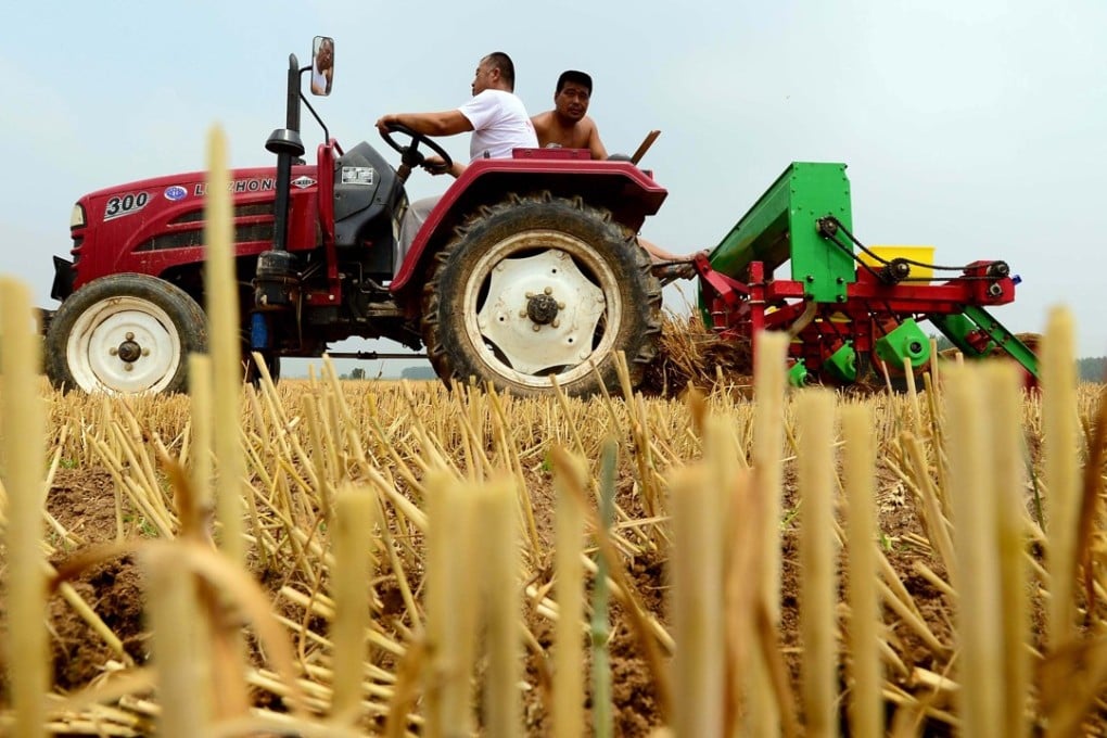 China will support research into machinery that can be used in the small-scale farms which make up the bulk of its farming sector. Photo: Xinhua