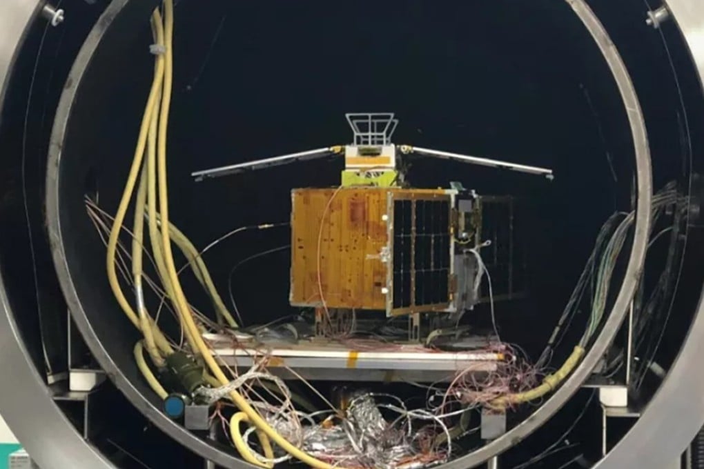 A microsatellite developed by Spacety undergoes testing. Photo: Spacety