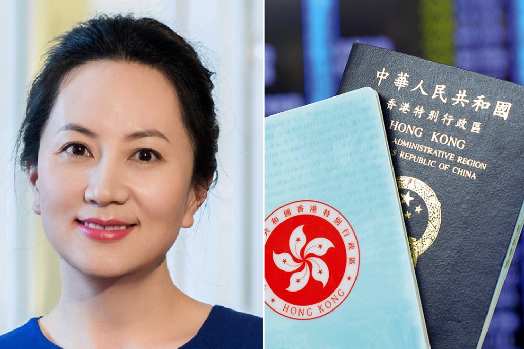 Hong Kong has been fixated on the number of passports in Huawei executive Sabrina Meng’s possession. Photo: Handout/HKISD