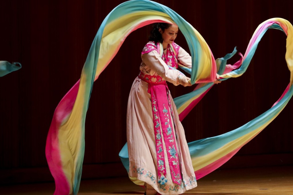 Carrie Feyerabend from the Confucius Institute of Chinese Opera at Binghamton University performs during the Amazing Chinese Opera show at the University at Buffalo in New York state, on November 16. China’s Confucius Institutes, centres teaching Chinese language and culture funded by a Chinese government-affiliated entity, have come under suspicion in the West. Photo: Xinhua