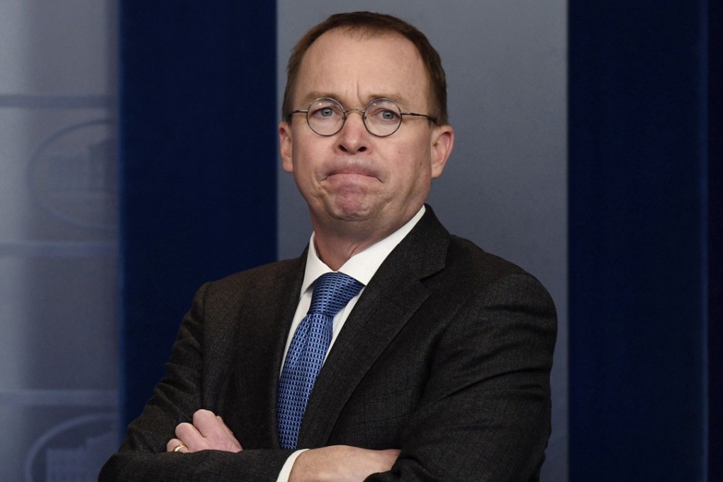 Office of Management and Budget Director Mick Mulvaney on January 19, 2018. Photo: TNS
