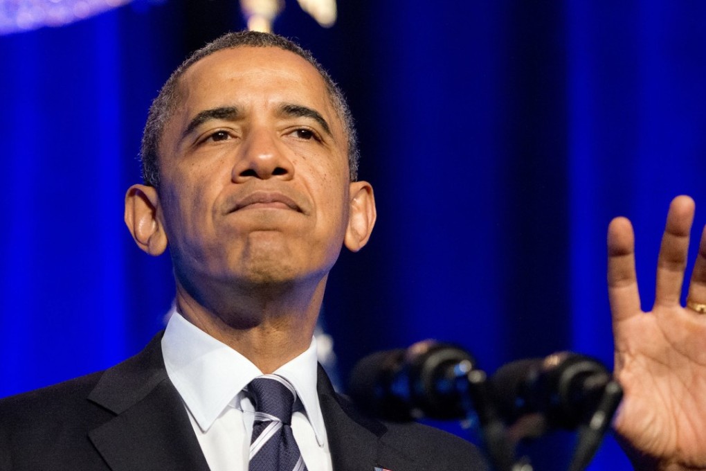 US President Barack Obama delivers remarks at an ‘Obamacare summit’ in Washington in November 2013. Photo: EPA