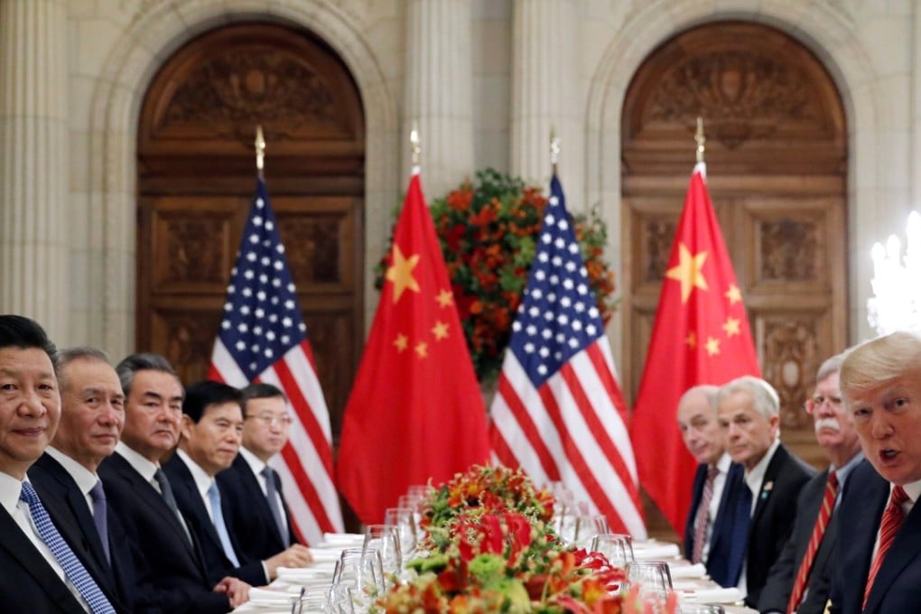 Chinese President Xi Jinping and US President Donald Trump attend a working dinner on the sidelines of the G20 leaders summit in Buenos Aires, Argentina. Photo: Reuters