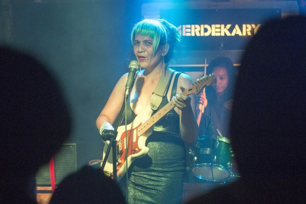 Shika and her band Tingtong Ketz perform at an event in Kuala Lumpur. Photo: Alexandra Radu