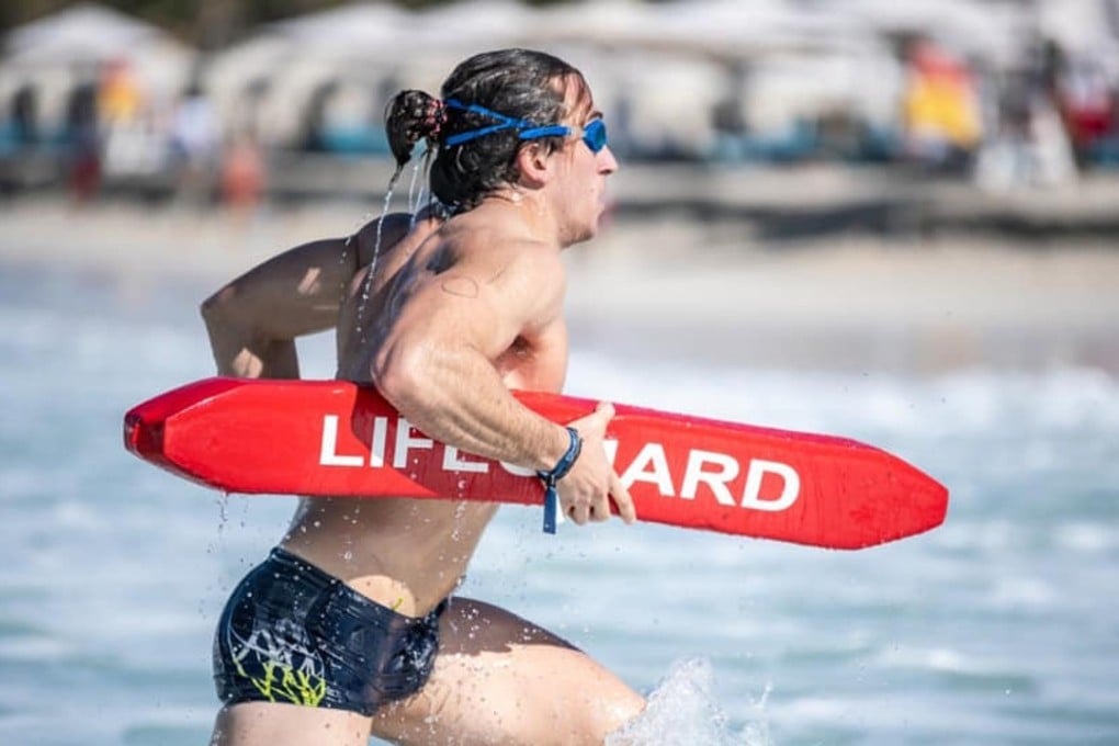 Alex Kotoulas competes during day one. Photos: Dubai CrossFit Championship