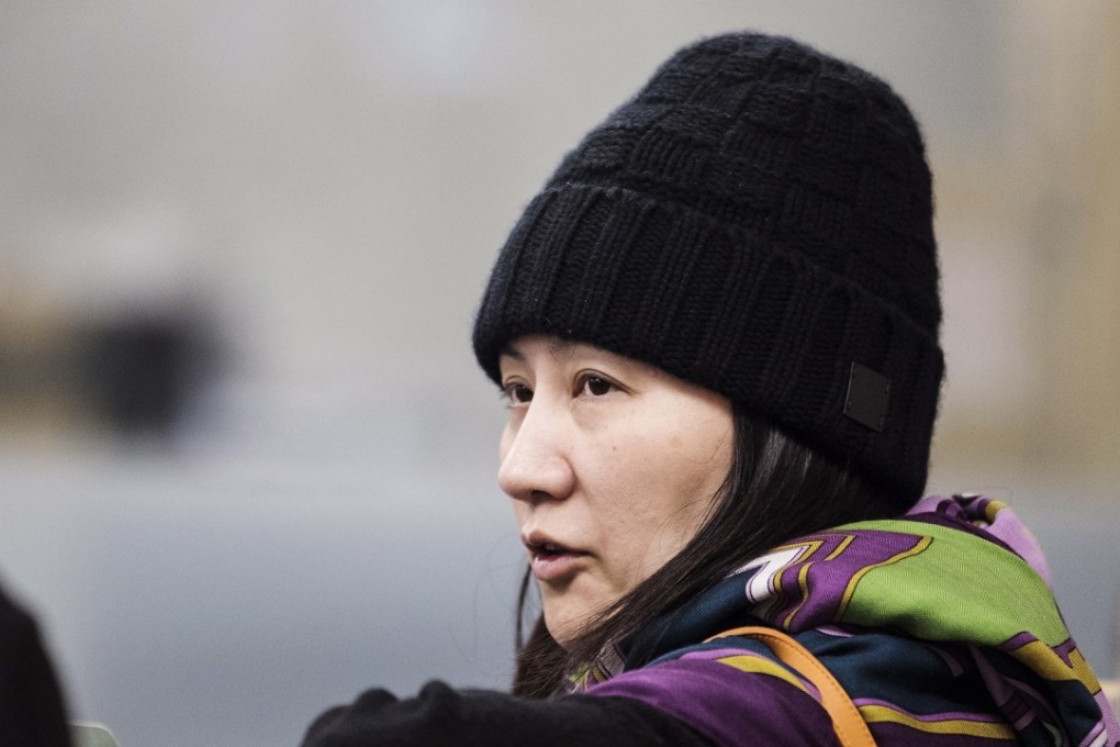 Sabrina Meng Wanzhou, the Huawei chief financial officer, arrives at a parole office in Vancouver. Photo: AP