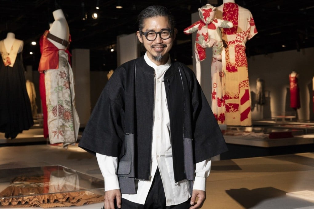 Fashion designer Akira Isogawa at the exhibition of his work in Sydney’s Powerhouse Museum. Photo: Jay Patel