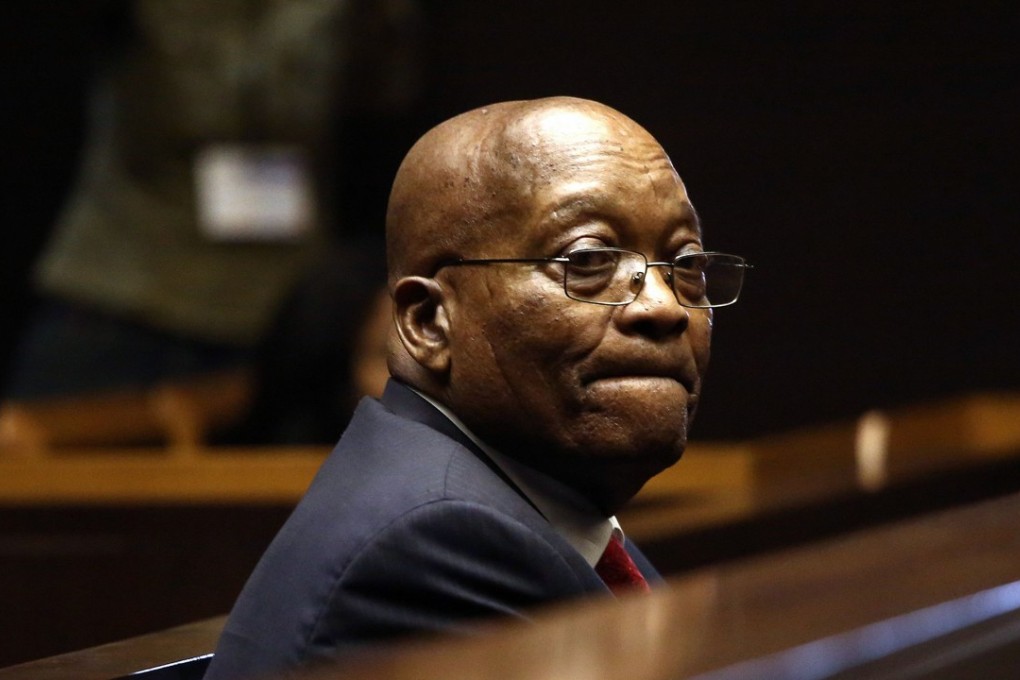 File photo of former South African president Jacob Zuma at the High Court of Pietermaritzburg. Photo: AFP