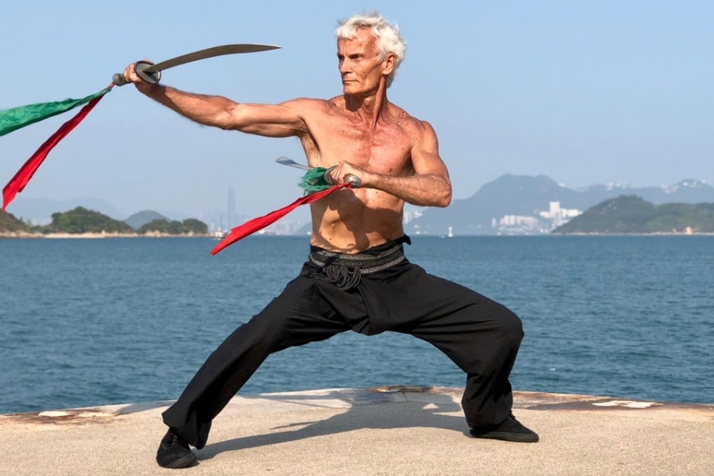 Martial artist Graham Player displays some of the skills he has learned over 60 years. Photo: Courtesy of Graham Player