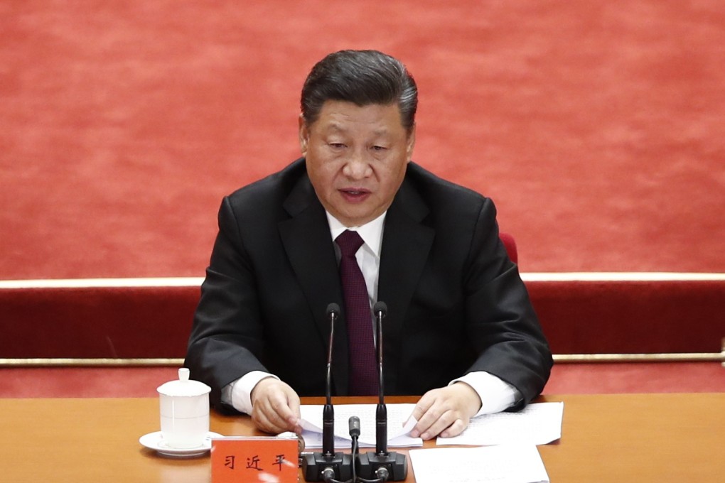 Chinese President Xi Jinping delivers a speech during a ceremony to celebrate the 40th anniversary of China's reform and opening up at the Great Hall of the People in Beijing. Photo: EPA-EFE