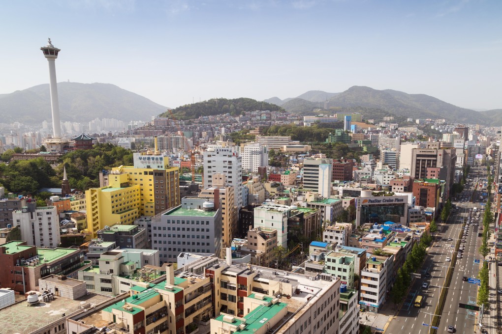 The southern port city of Busan in South Korea. Photo: Alamy