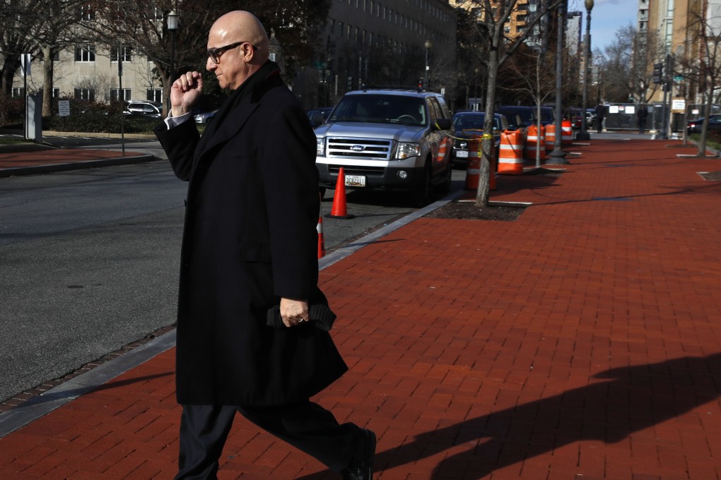 Bijan Rafiekian leaves the FBI Washington Field Office in Washington on Monday. Rafiekian, a one-time business partner of former National Security Adviser Michael Flynn, has been indicted on charges including failing to register as a foreign agent. Photo: AP