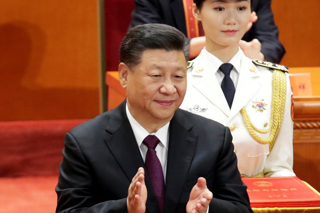 Chinese President Xi Jinping ahead of his speech at the Great Hall of the People in Beijing to mark the 40th anniversary of China's reform and opening up. Photo: Reuters