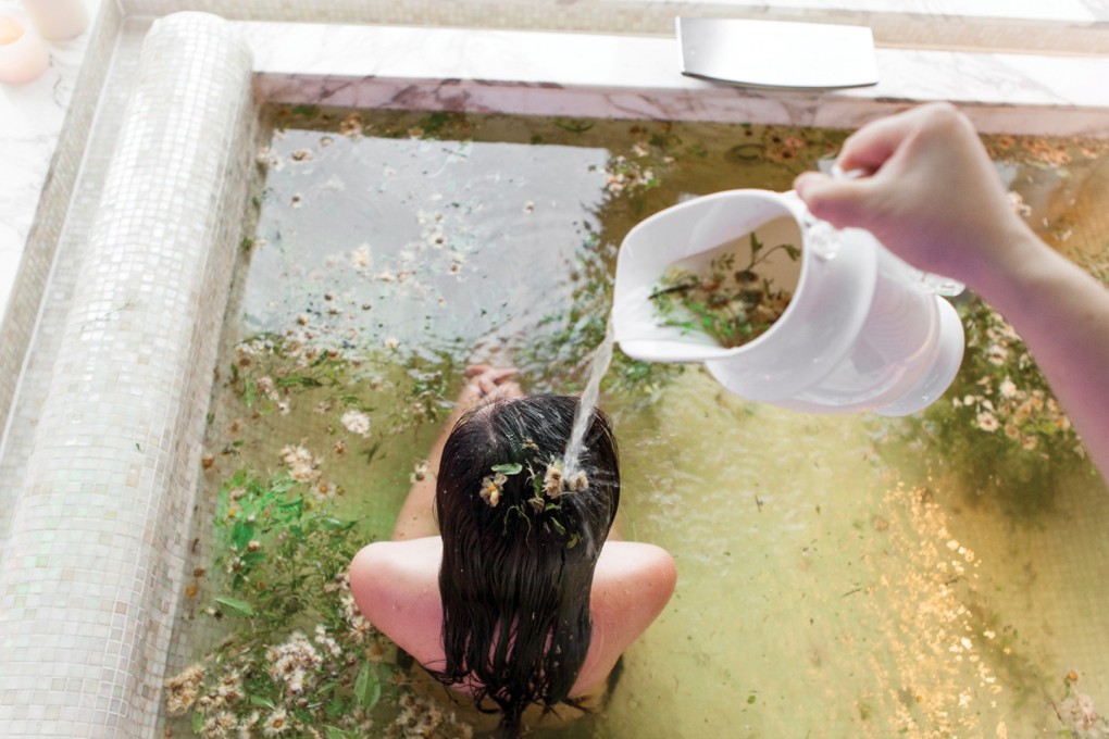 A marigold bath is part of the Nourish the Soul spa experience at the Four Seasons.