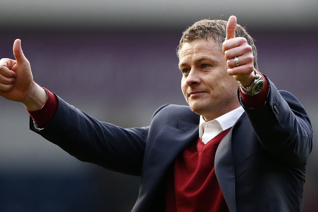 Cardiff City's manager Ole Gunnar Solskjaer gestures after their English Premier League soccer match in 2014. Photo: Reuters