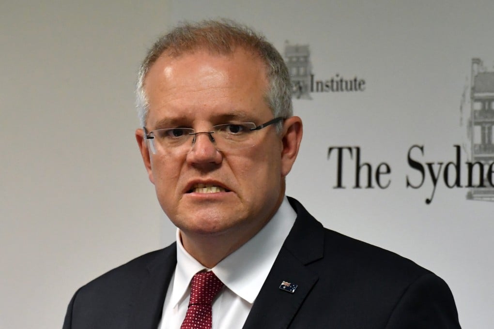 Australian Prime Minister Scott Morrison made the announcement on Saturday. Photo: EPA