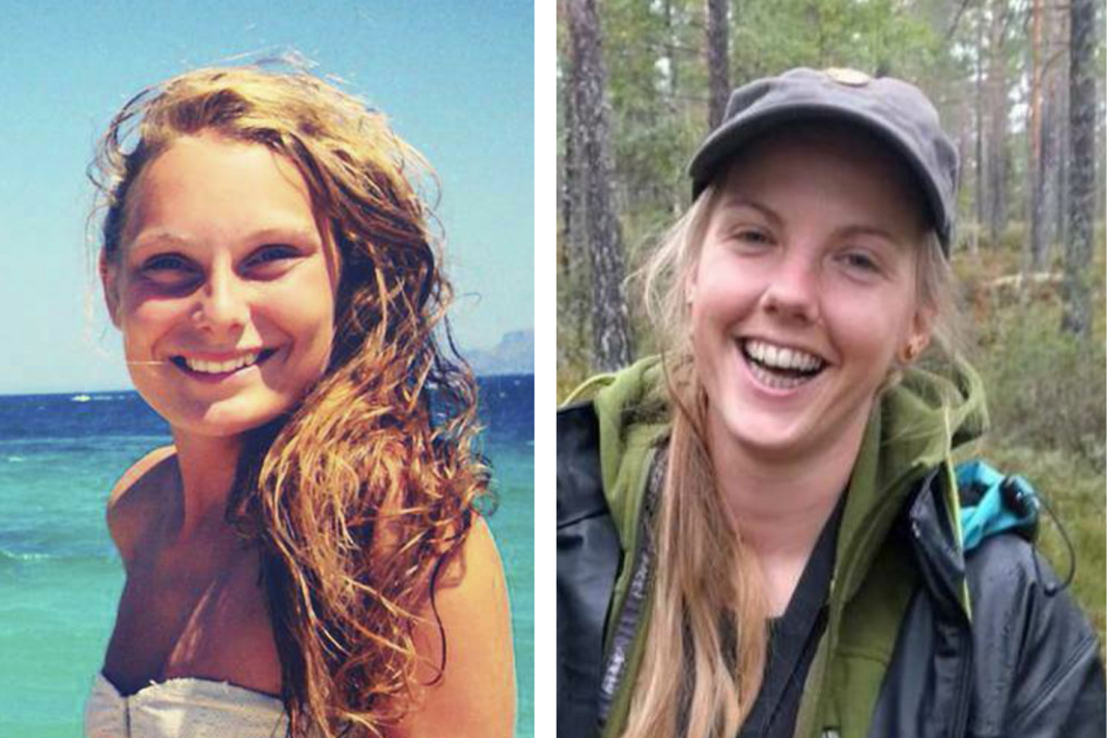 Louisa Vesterager Jespersen (left), 24, of Denmark, and Maren Ueland, 28, of Norway, were found by fellow hikers stabbed to death in Morocco. Photos: Facebook / Reuters