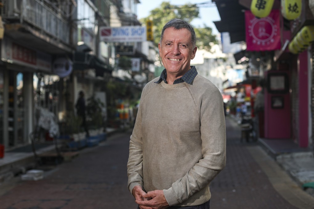 Author and teacher Wayne Furlong, in Sai Kung, in Hong Kong. Picture: Xiaomei Chen