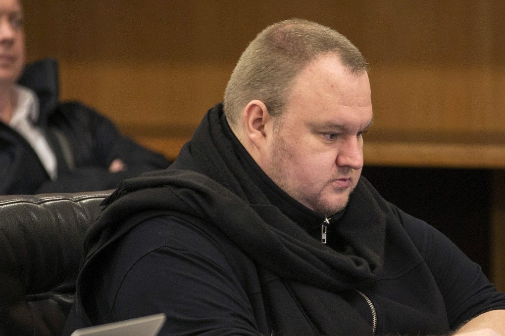 Kim Dotcom in court in New Zealand in 2015. Photo: Reuters