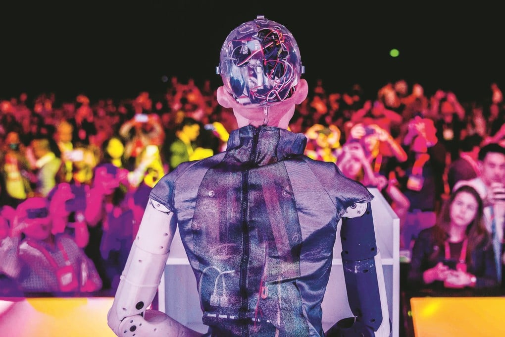 ‘Sophia the Robot’ fronts the crowd at the RISE Technology Conference in Hong Kong in July. The influence of artificial intelligence (AI) has been gauged in a new study. Photo: AFP