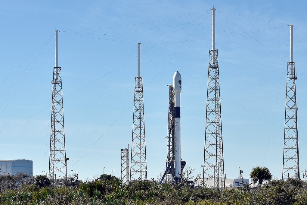 The SpaceX Falcon 9 rocket at Cape Canaveral, Florida on December 18, 2018. Photo: Reuters