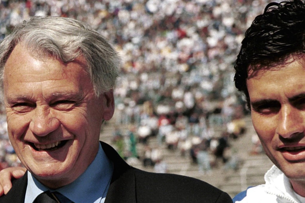 Bobby Robson (left) and his long-time assistant Jose Mourinho feature in the heartfelt documentary on the former’s illustrious career in football. Photo: EPA