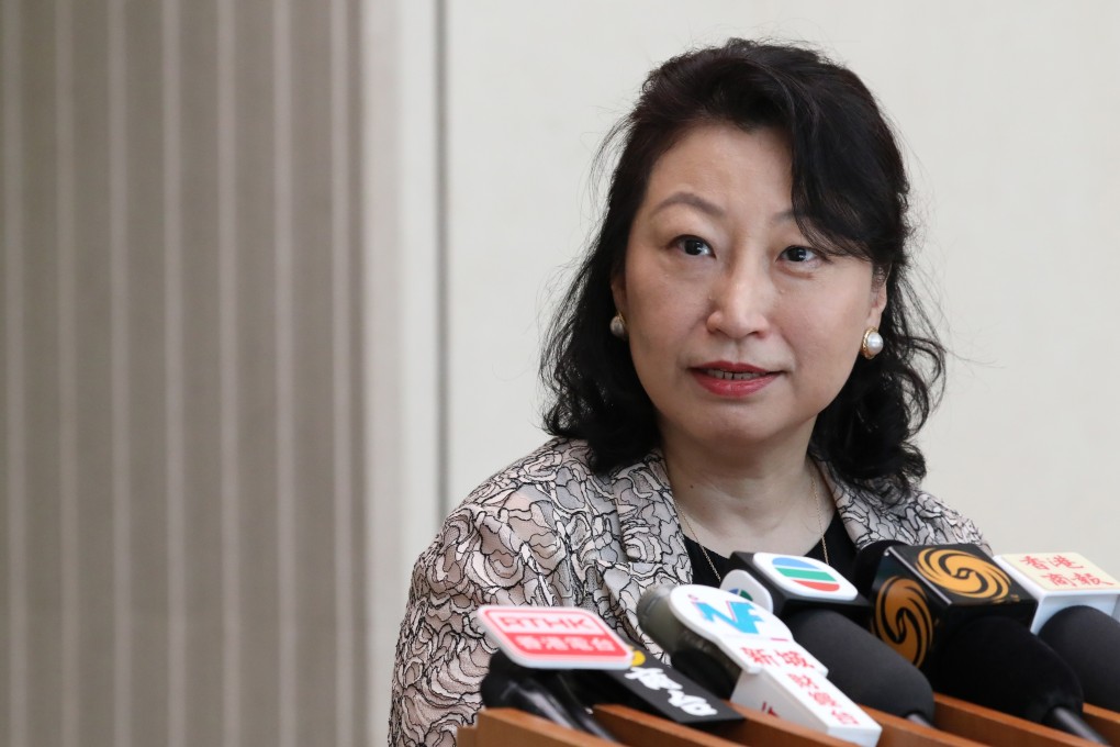 Teresa Cheng was caught up in the illegal structures scandal when she took office in January. Photo: Nora Tam