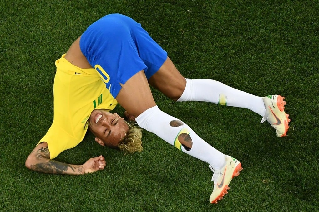 Brazil forward Neymar was criticised heavily for his ‘simulation’ during the World Cup in Russia. Photo: AFP