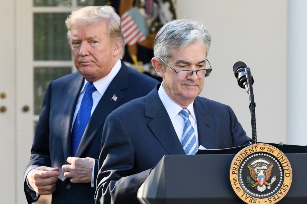 Jerome Powell appears at a news conference at the White House after US President Donald Trump nominated him to lead the US Federal Reserve in November 2017. Trump has since called it the worst mistake of his presidency. Photo: Bloomberg