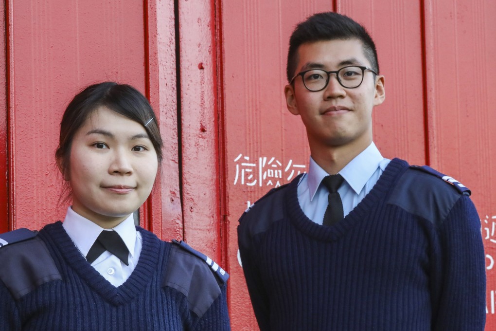 Chan Yin-lam and Law Pak-yeung both helped fathers deliver babies over the phone. Photo: K.Y. Cheng