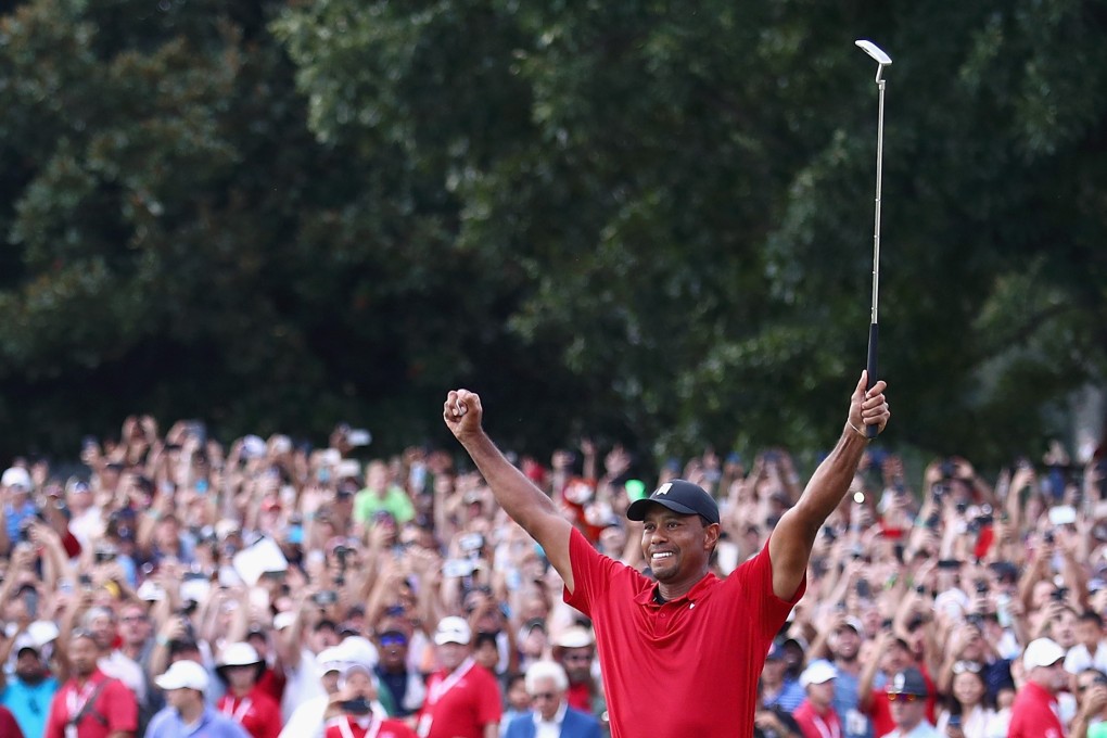 Tiger Woods wins the Tour Championship in Atlanta, Georgia. Photo: AFP