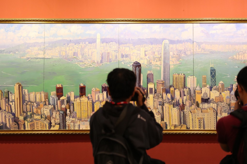 An art exhibition in Beijing is held to celebrate the 40th anniversary of China’s reform and opening up. Photo: Xinhua