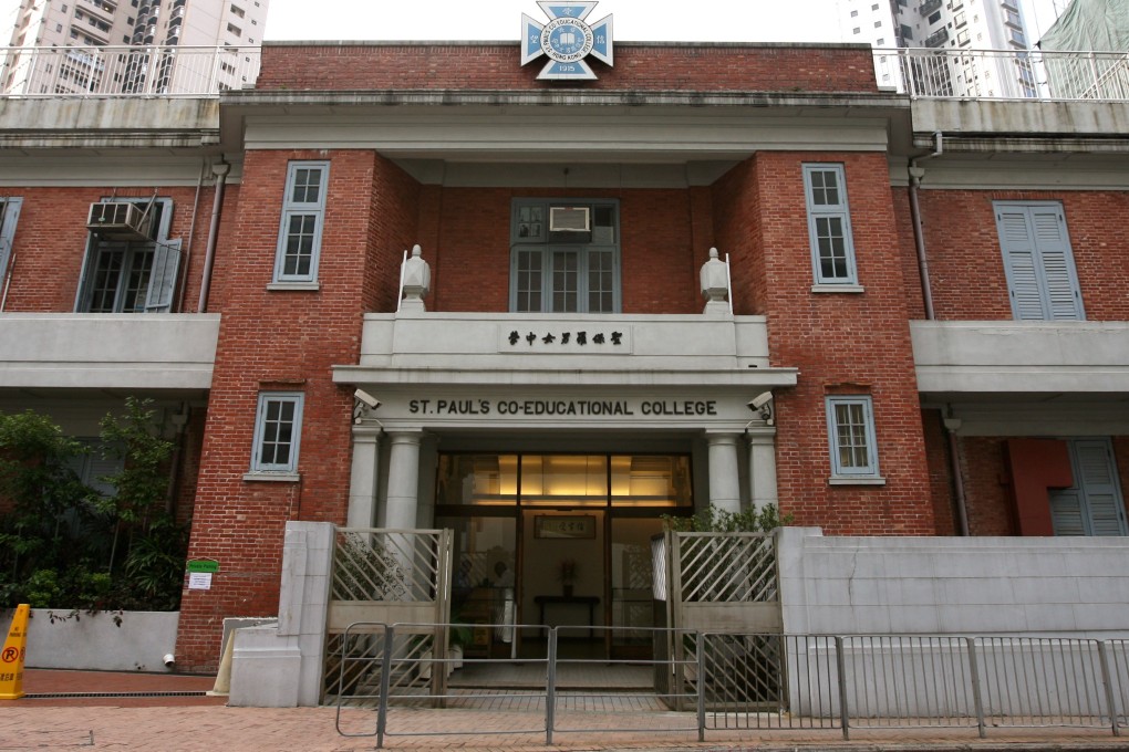 St Paul’s Co-educational College. Photo: Dickson Lee