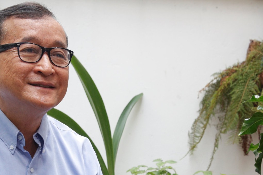 Prominent opposition politician Sam Rainsy. Photo: Reuters
