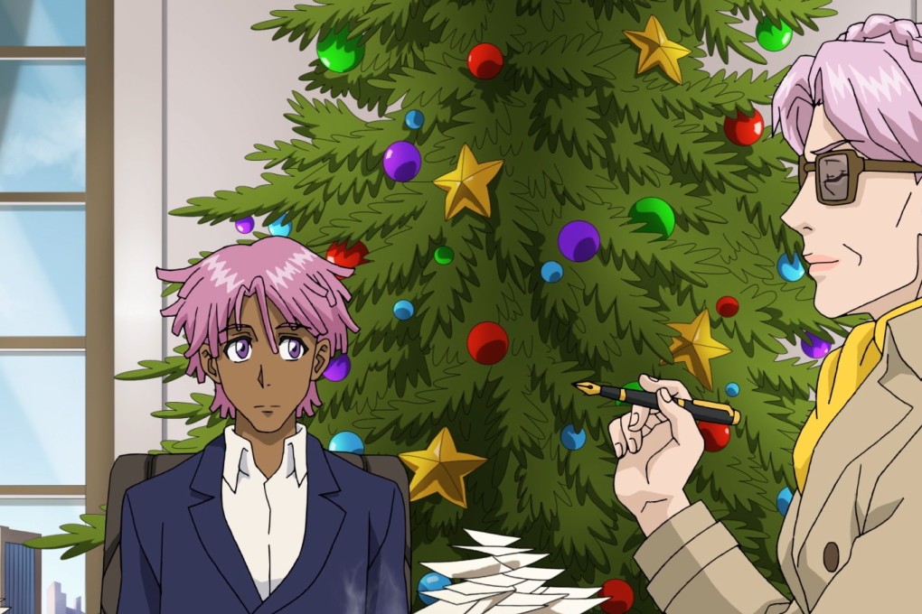 Neo Yokio: Pink Christmas, an anime holiday special now showing on Netflix, offers a satirical take on consumerism. Picture: Netflix