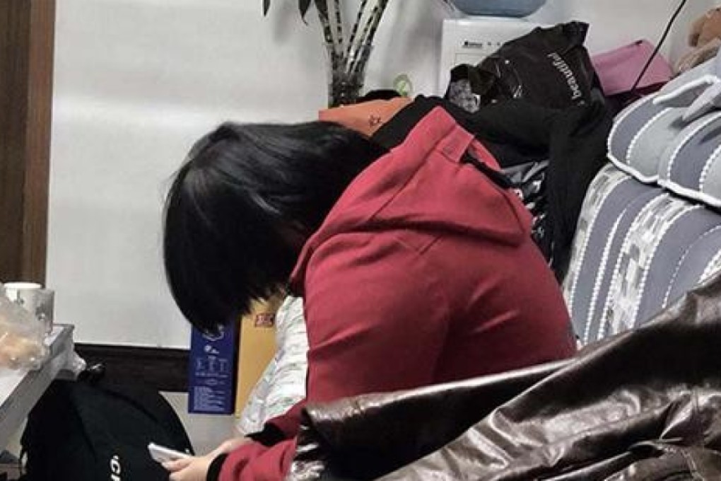 This 20-year-old central China woman was kidnapped six years ago after leaving her home after a dispute with her brother. Photo: Weibo