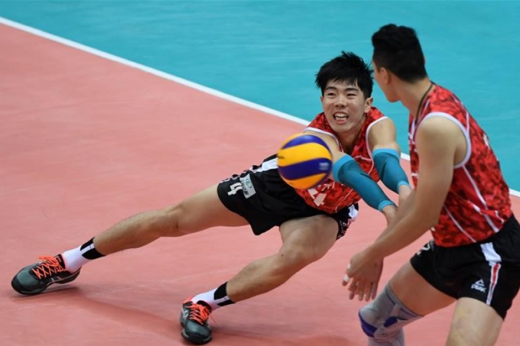 Yuan Dangyi (left) plays for Bayi against Beijing in their first-round encounter in November. Photo: Xinhua